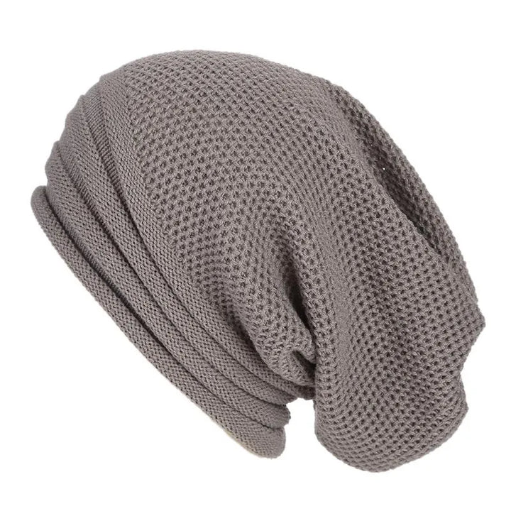 Women's Oversized Knitted Slouchy Beanie for Winter-The Yellow Prime
