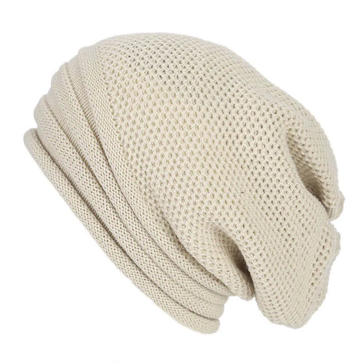 Women's Oversized Knitted Slouchy Beanie for Winter-The Yellow Prime