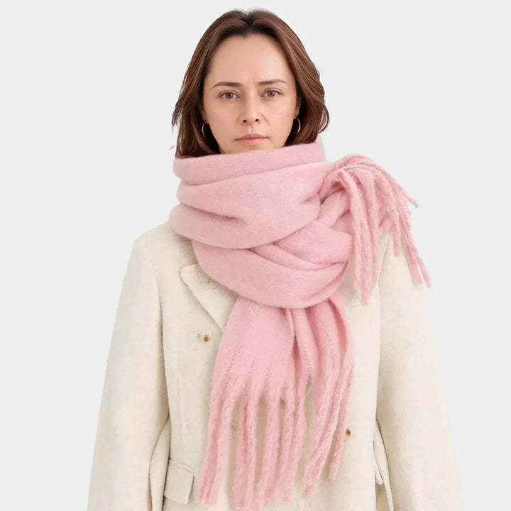 Women's Oversized Plush Winter Scarf - Warm and Cozy Wrap-The Yellow Prime
