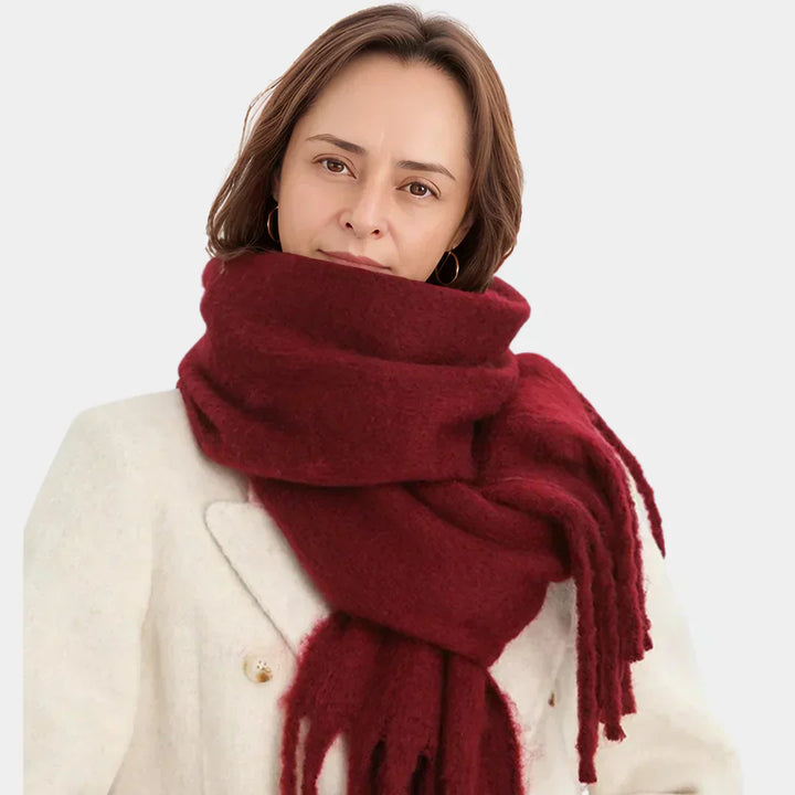 Women's Oversized Plush Winter Scarf - Warm and Cozy Wrap-The Yellow Prime