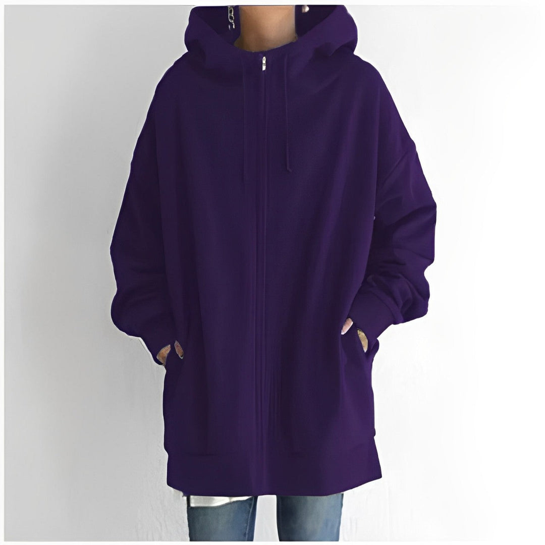 Women's Oversized Warm Fleece Hoodie-The Yellow Prime