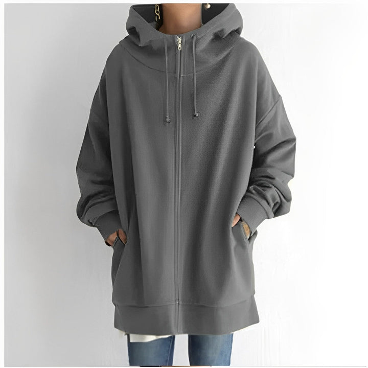 Women's Oversized Warm Fleece Hoodie-The Yellow Prime