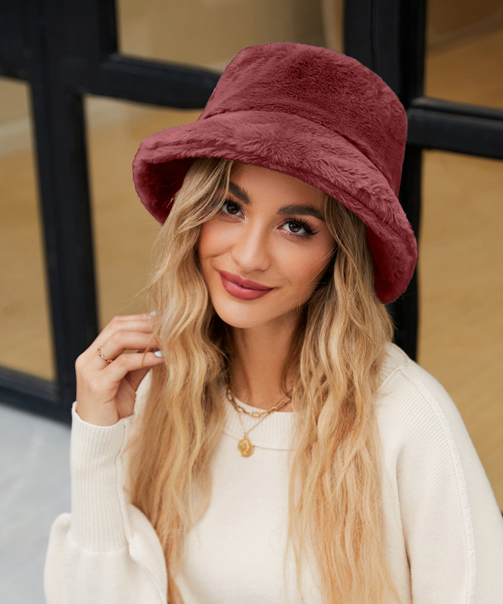 Women's Plush Cuddle Hat-The Yellow Prime