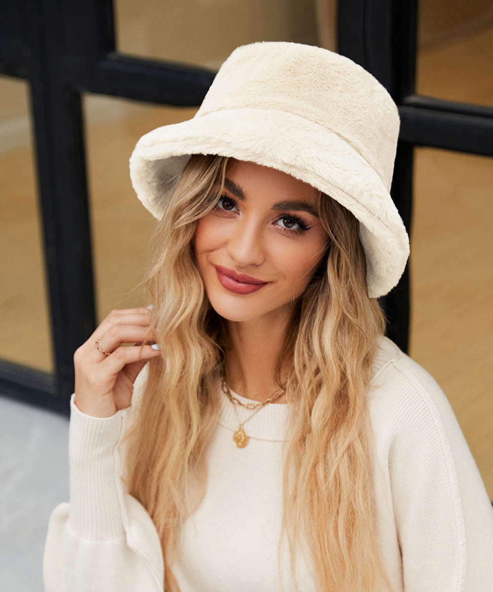 Women's Plush Cuddle Hat-The Yellow Prime