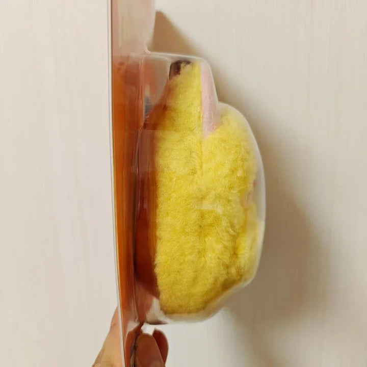 Women's Plush Earphone Bag Keychain with Tempura Shrimp Design-The Yellow Prime