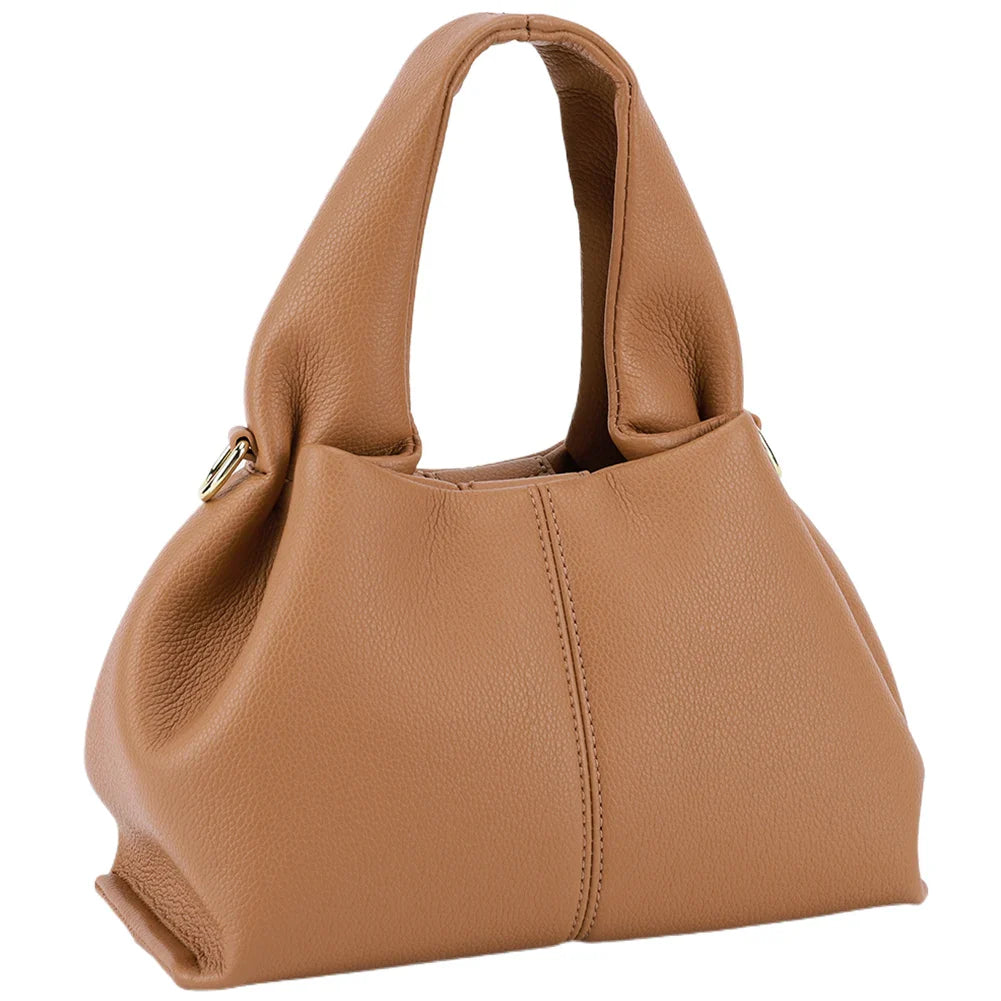 Women's Retro PU Leather Crossbody Shoulder Bag - Perfect Lunchbox Tote-The Yellow Prime