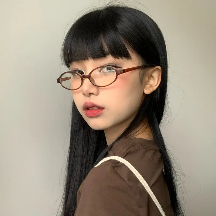 Women's Retro Rectangular Glasses – Breathable, Anti-Blue Light Design-The Yellow Prime
