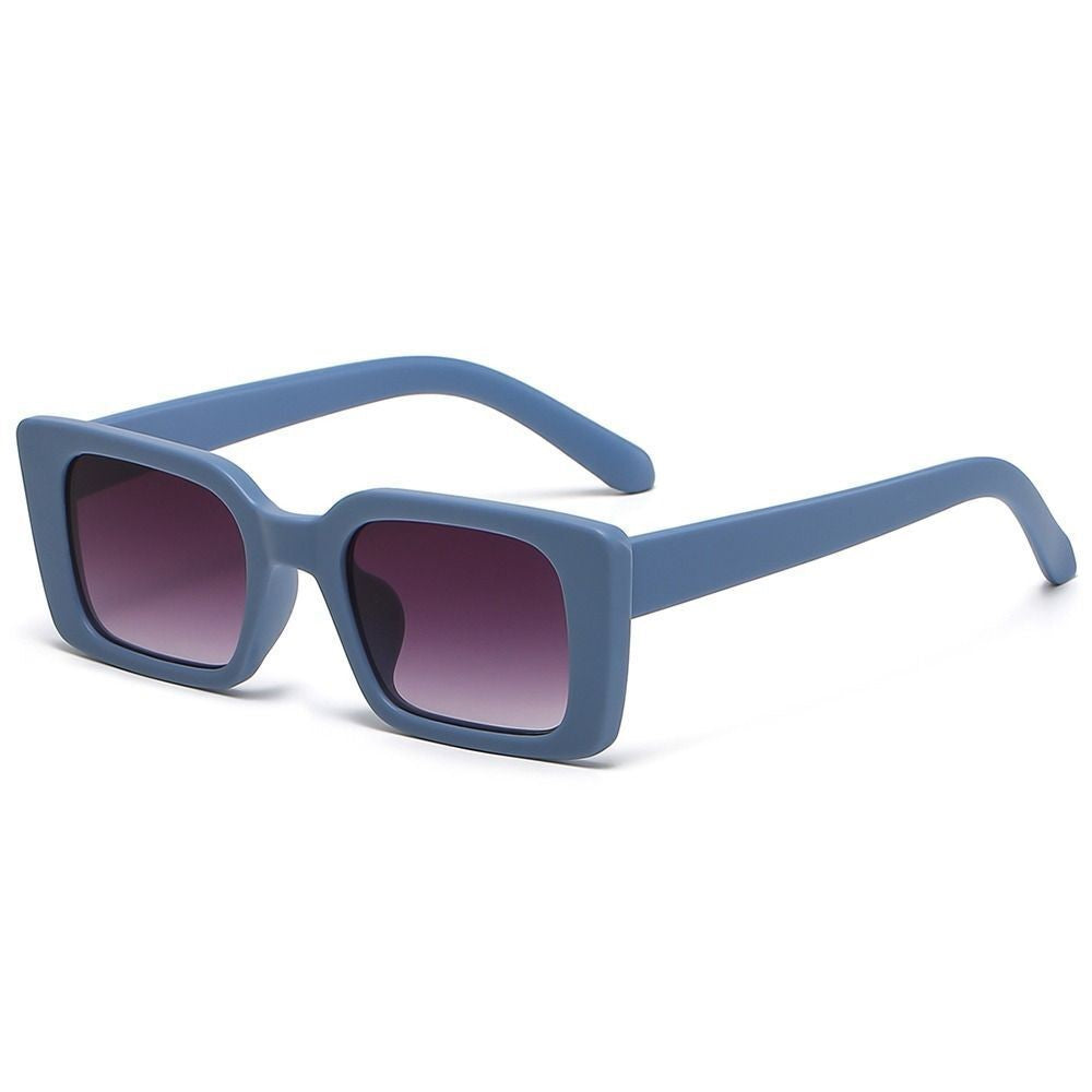 Women's Retro Rectangular Sunglasses with Leopard Pattern for Summer-The Yellow Prime