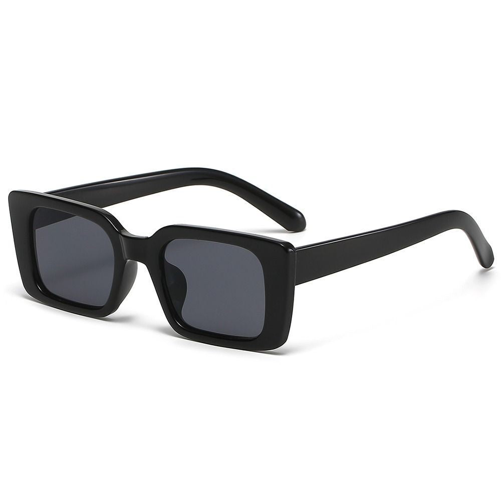 Women's Retro Rectangular Sunglasses with Leopard Pattern for Summer-The Yellow Prime