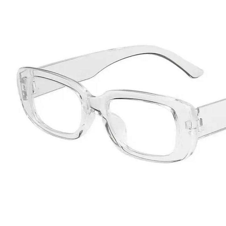 Women's Retro Sunglasses - Breathable Rectangular Frame, UV400 Protection-The Yellow Prime