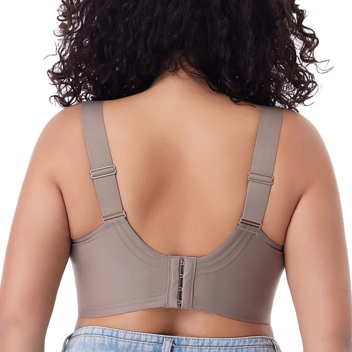 Women's Seamless Plus Size Push-Up Bra Thin Cup Wireless Bralette-The Yellow Prime