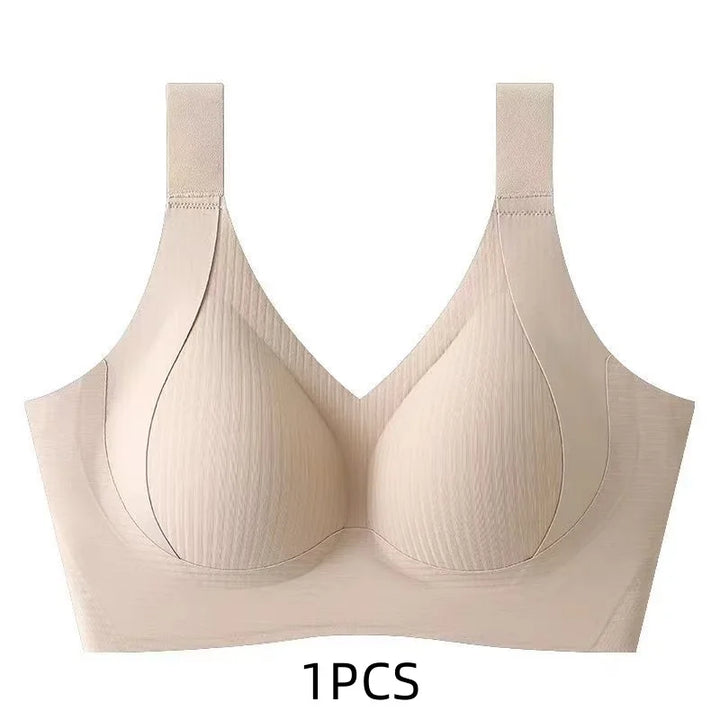 Women's Seamless Thin Style Bra, No Wires, Anti-Sagging Support-The Yellow Prime