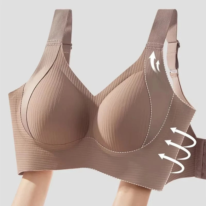 Women's Seamless Thin Style Bra, No Wires, Anti-Sagging Support-The Yellow Prime
