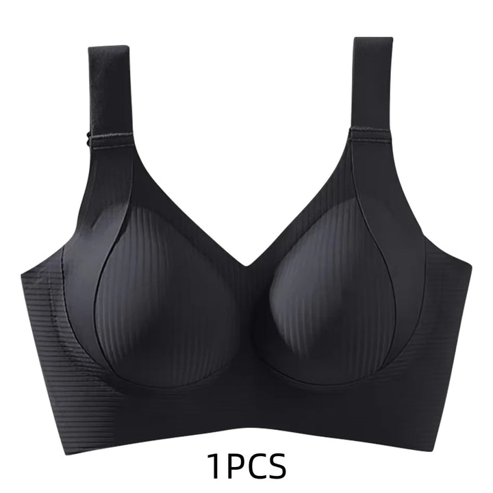 Women's Seamless Thin Style Bra, No Wires, Anti-Sagging Support-The Yellow Prime