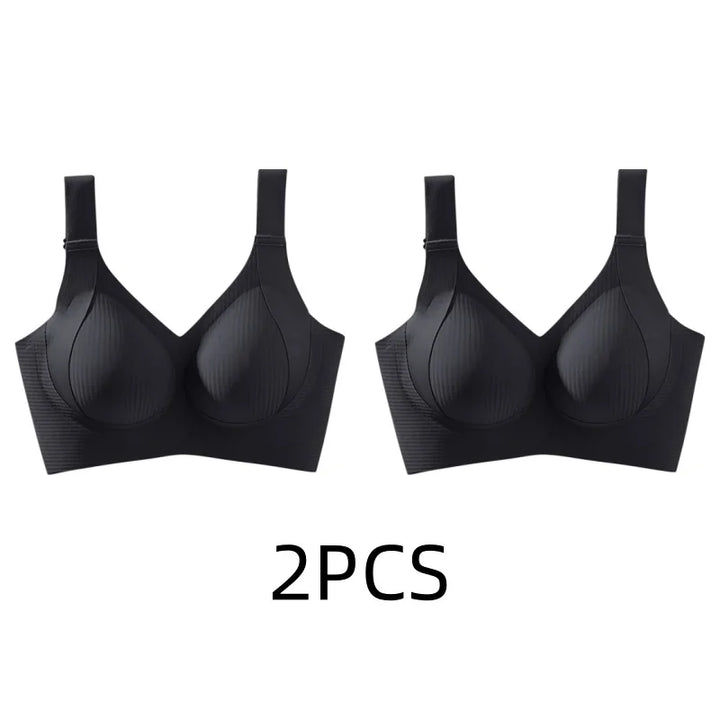 Women's Seamless Thin Style Bra, No Wires, Anti-Sagging Support-The Yellow Prime