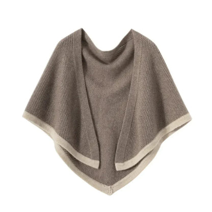 Women's Soft Cashmere Travel Shawl - Rectangular Knit Design-The Yellow Prime
