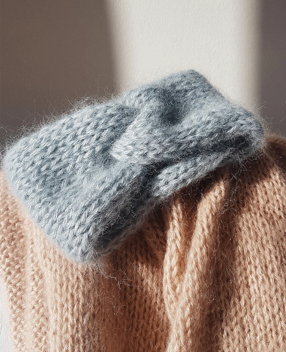 Women's Soft Cozy Knitted Headband - Twisted Mohair Warmth-The Yellow Prime