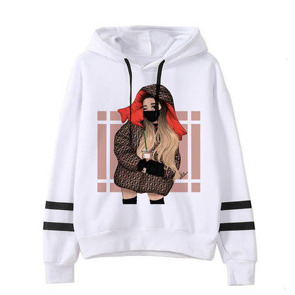 Women's Soft Relaxed Hooded Pullover Sweater-The Yellow Prime