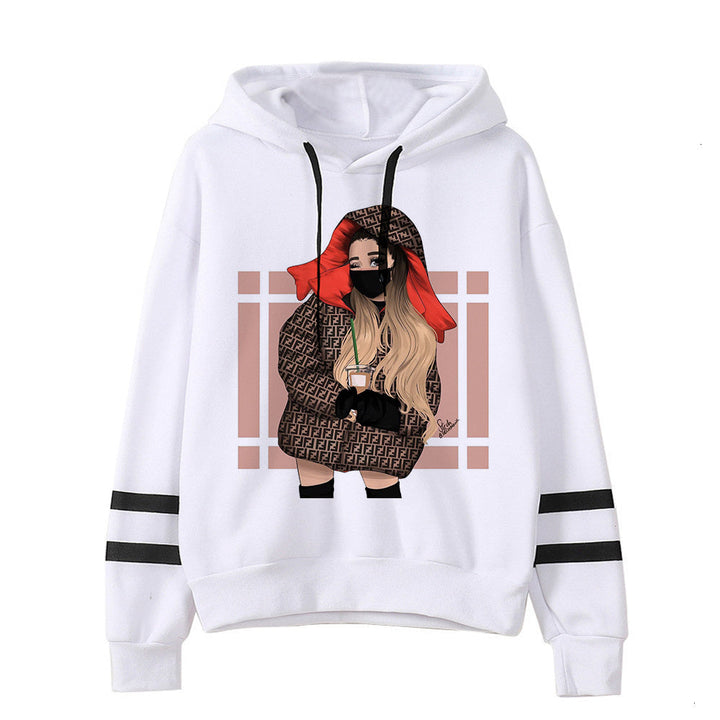 Women's Soft Relaxed Hooded Pullover Sweater-The Yellow Prime