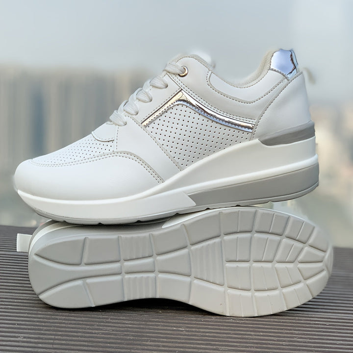 Women's Solid Color Sneakers for Everyday Wear-The Yellow Prime