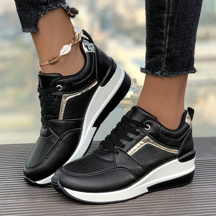 Women's Solid Color Sneakers for Everyday Wear-The Yellow Prime
