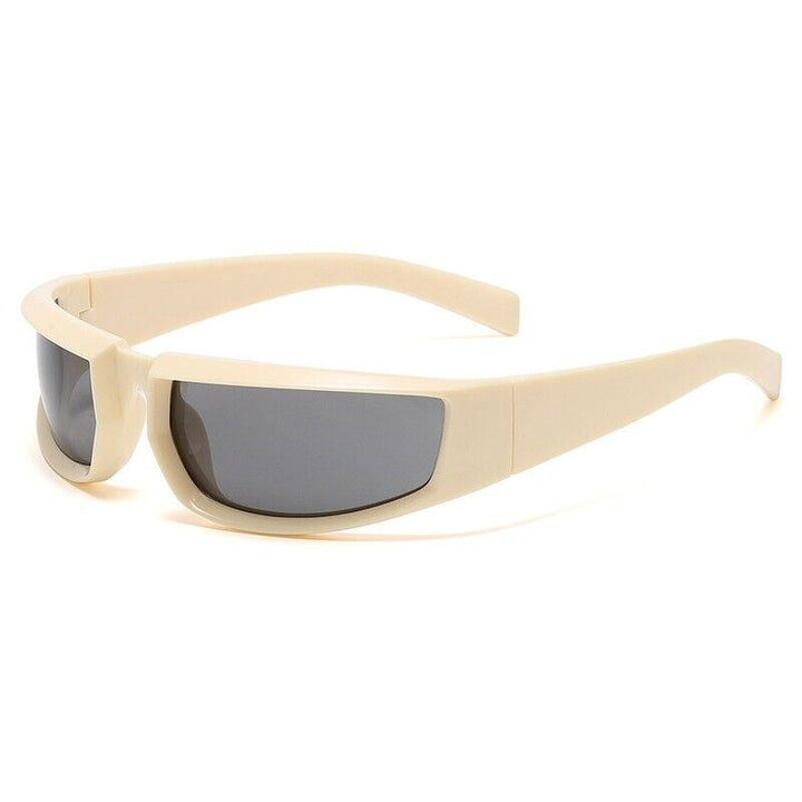 Women's Square Punk Sunglasses - Plastic Frame for Summer Style-The Yellow Prime