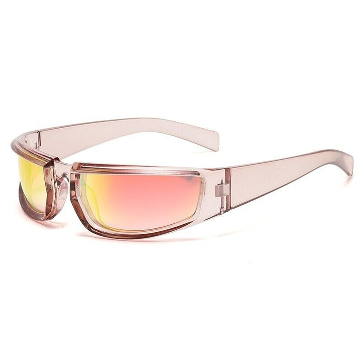 Women's Square Punk Sunglasses - Plastic Frame for Summer Style-The Yellow Prime
