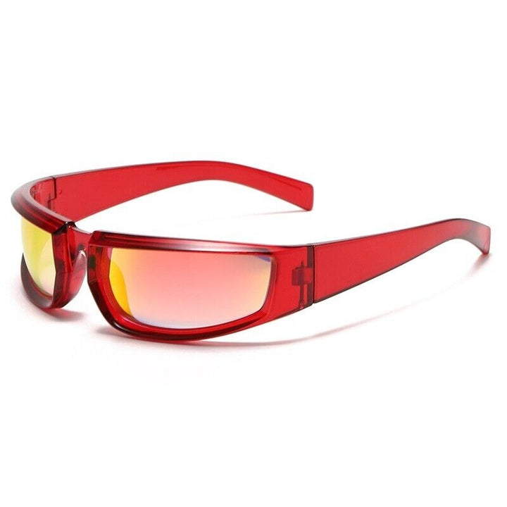 Women's Square Punk Sunglasses - Plastic Frame for Summer Style-The Yellow Prime