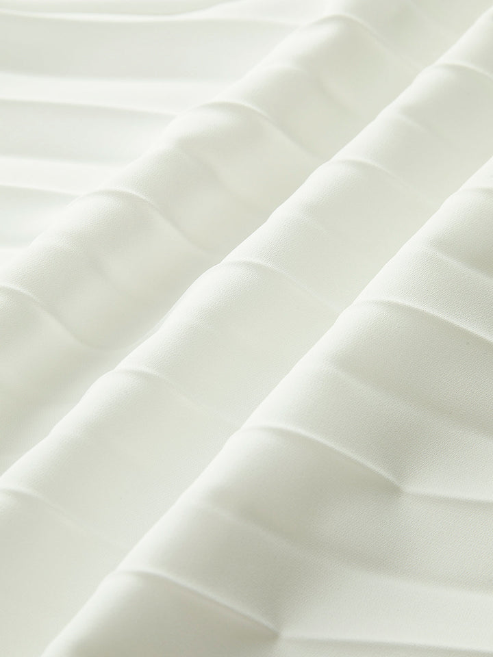 Women's Strapless Pleated Maxi Evening Dress-The Yellow Prime