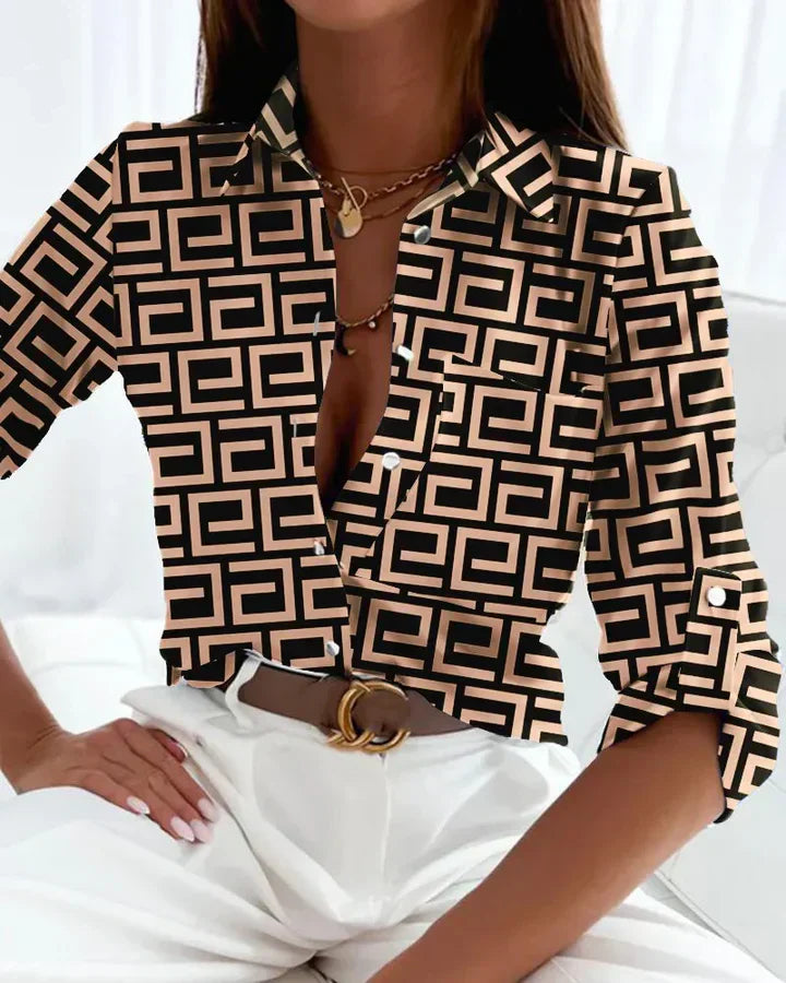 Women's Striped Casual Shirt for Everyday Wear-The Yellow Prime