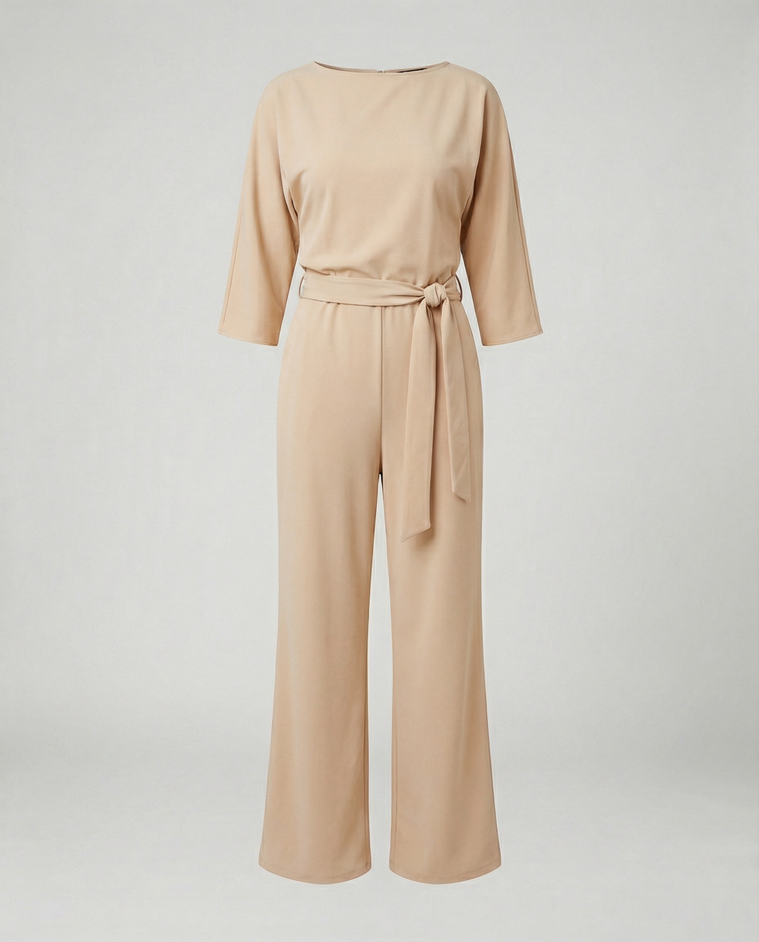 Women's Stylish Belted Jumpsuit-The Yellow Prime