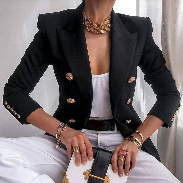 Women's Stylish Comfort Blazer-The Yellow Prime