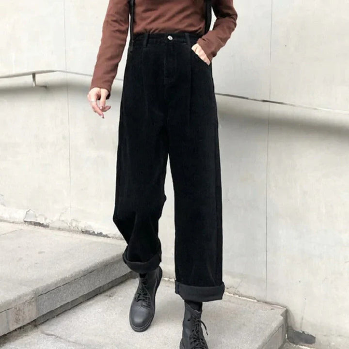 Women's Stylish Corduroy Pants-The Yellow Prime