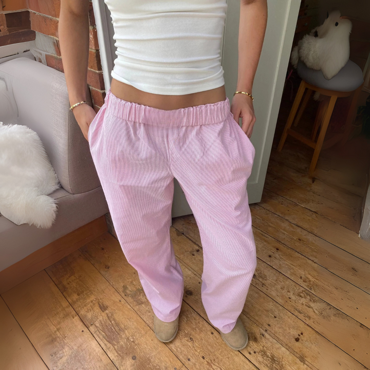 Women's Stylish Loose Fit Straight Leg Pants-The Yellow Prime