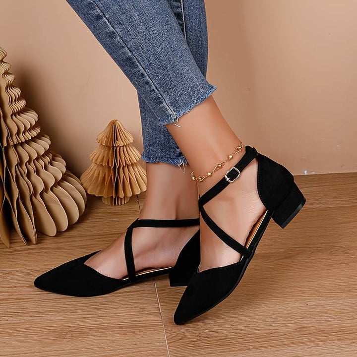 Women's Stylish Low Heel Sandals-The Yellow Prime