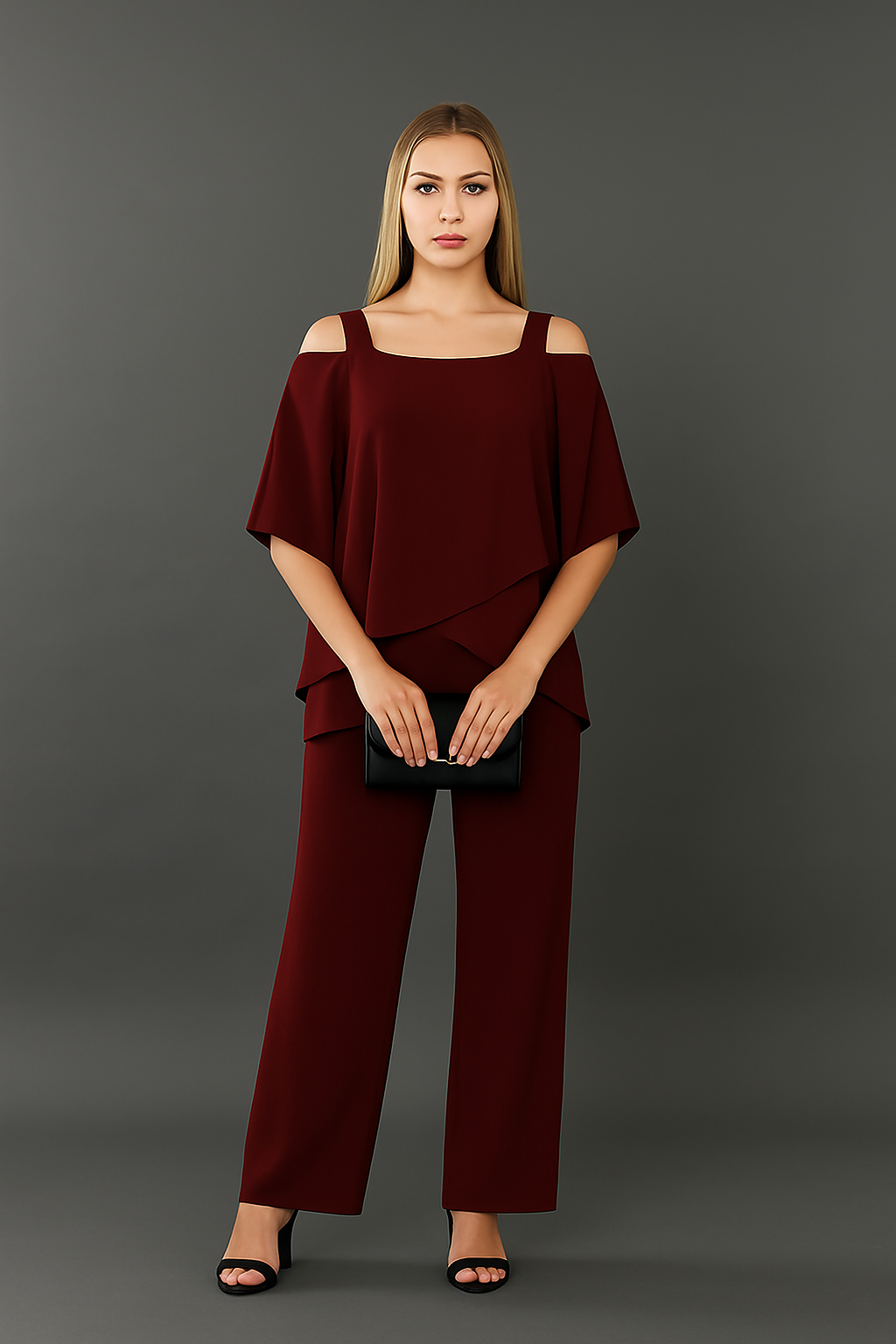 Women's Stylish One-Shoulder Casual Jumpsuit-The Yellow Prime
