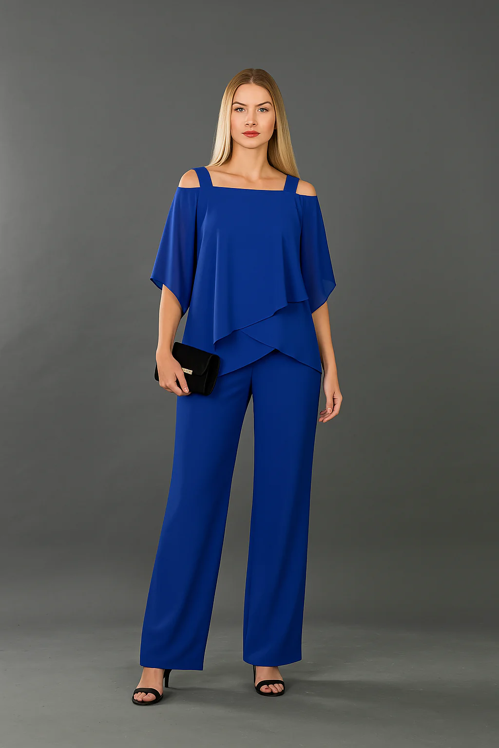 Women's Stylish One-Shoulder Casual Jumpsuit-The Yellow Prime