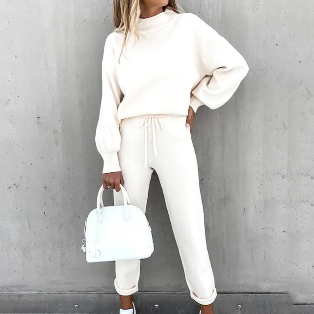 Women's Stylish Tracksuit with Convenient Side Pockets-The Yellow Prime