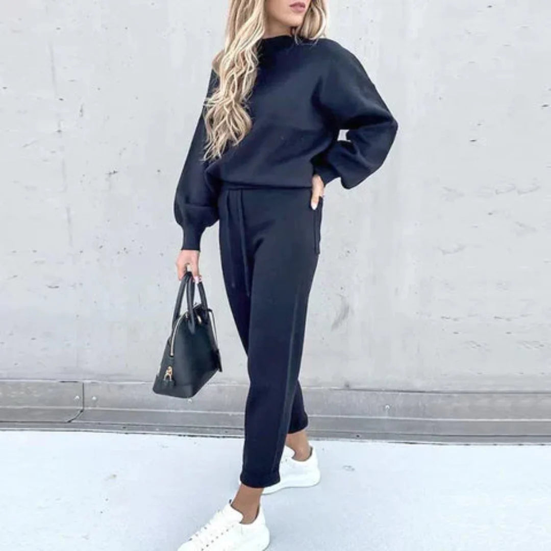 Women's Stylish Tracksuit with Convenient Side Pockets-The Yellow Prime