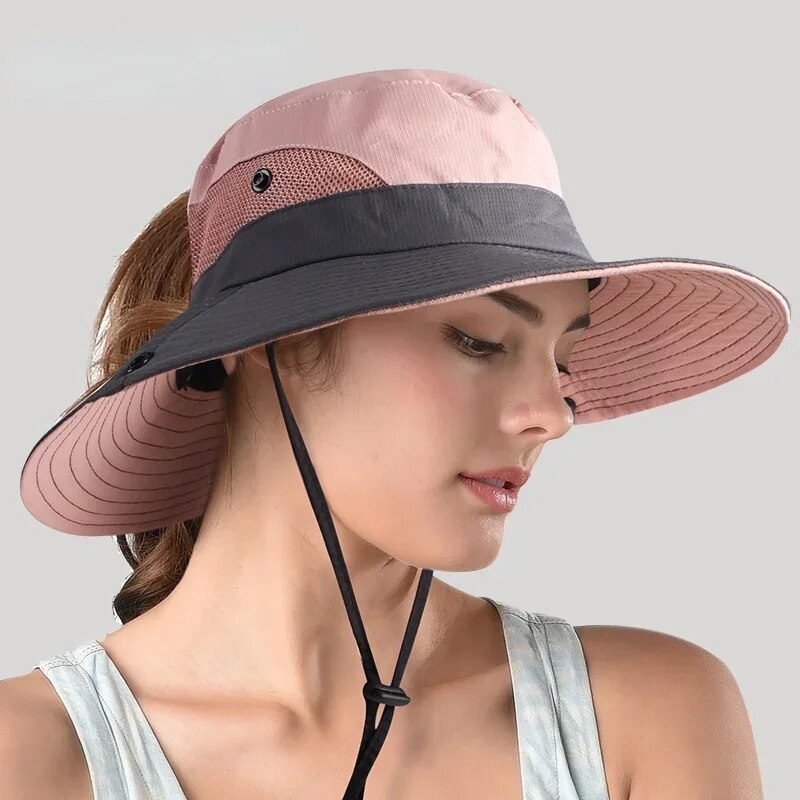Women's Stylish UV Protection Sun Hat-The Yellow Prime