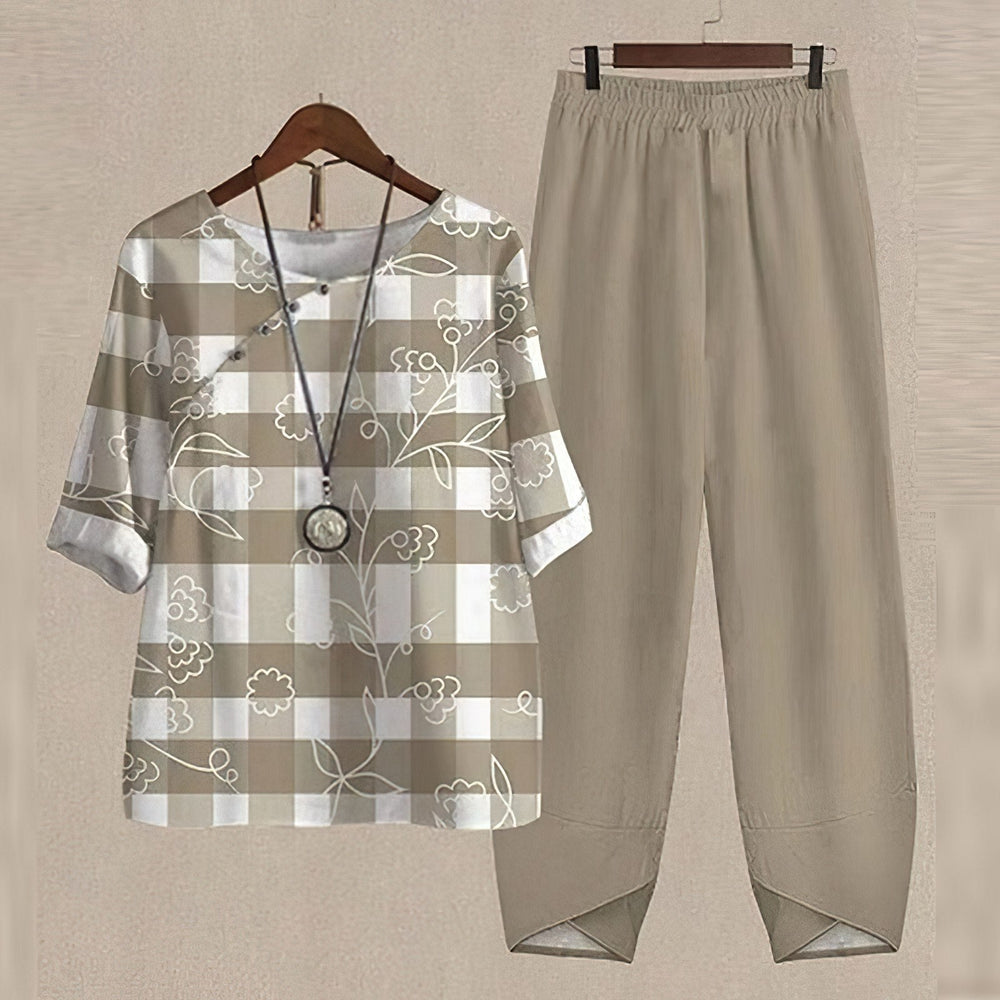 Women's Summer 2-Piece Outfit Set-The Yellow Prime