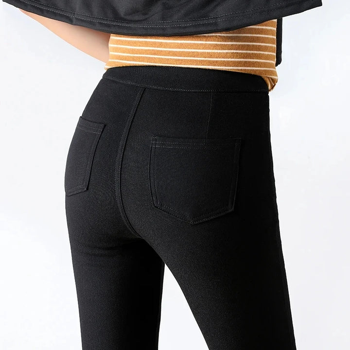 Women's Summer Casual Stretch Skinny Leggings Slim Fit Pants-The Yellow Prime
