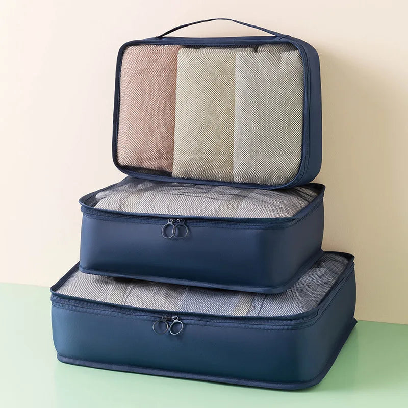 Women's Travel Storage Bag Set - Large Capacity Luggage Organizer-The Yellow Prime