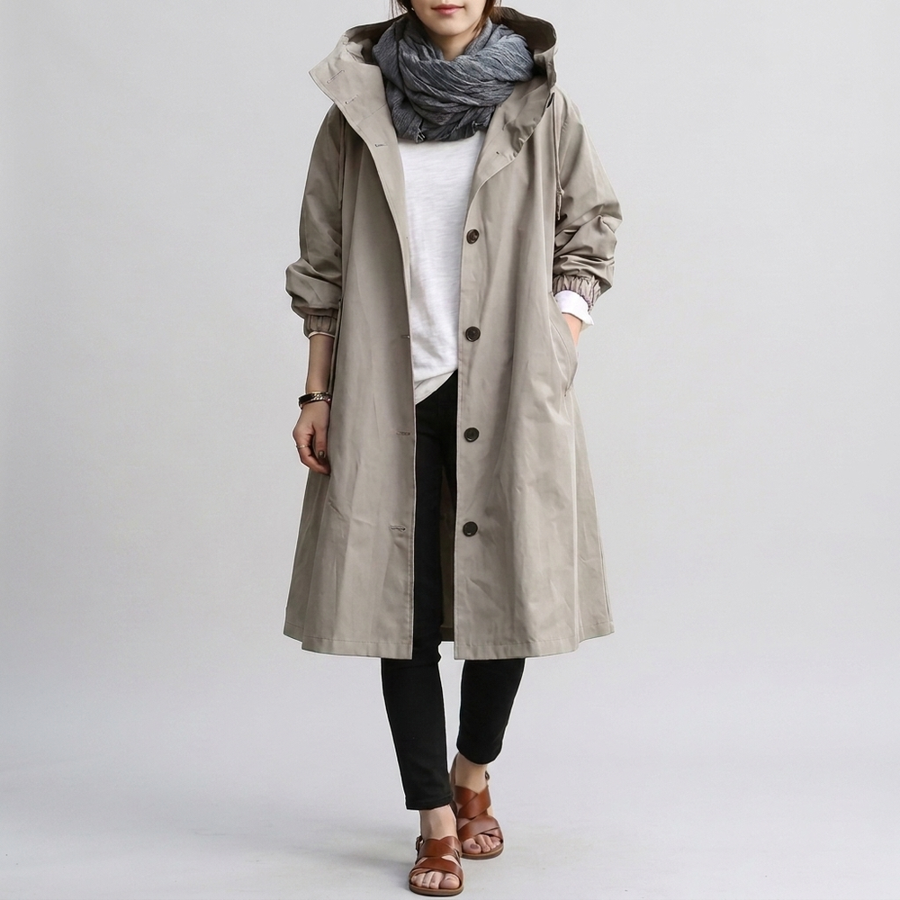 Women's Trendy Rain Jacket – Stylish Outerwear for Wet Weather-The Yellow Prime