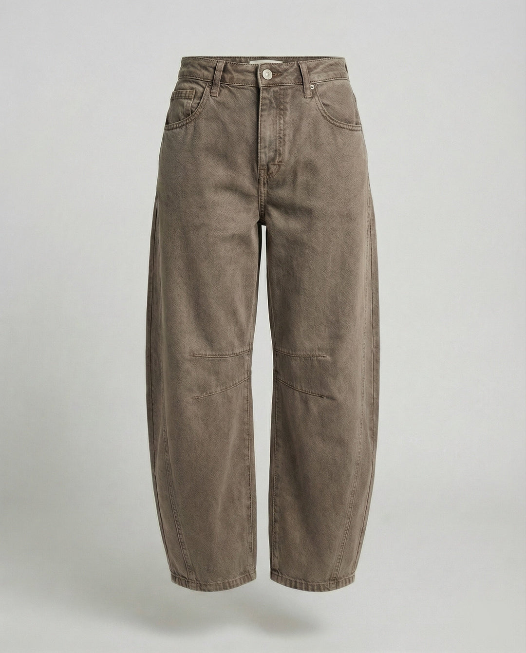 Women's Trendy Wide-Leg Denim Trousers-The Yellow Prime