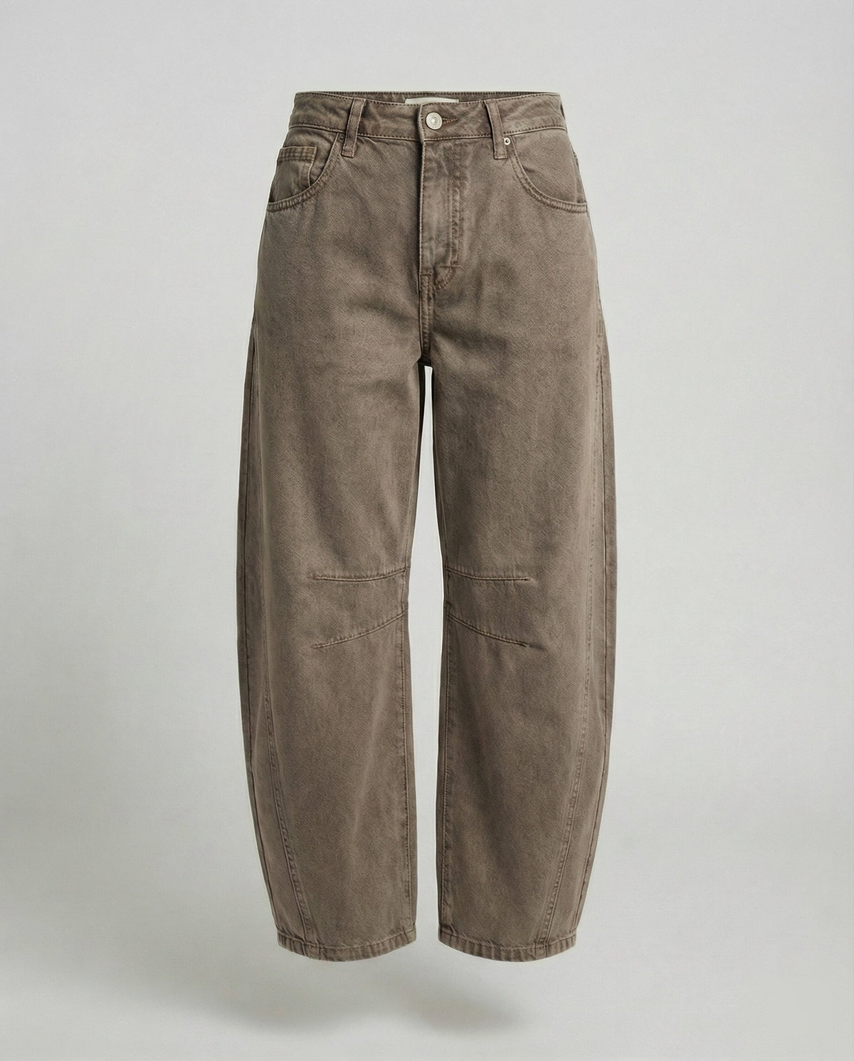 Women's Trendy Wide-Leg Denim Trousers-The Yellow Prime