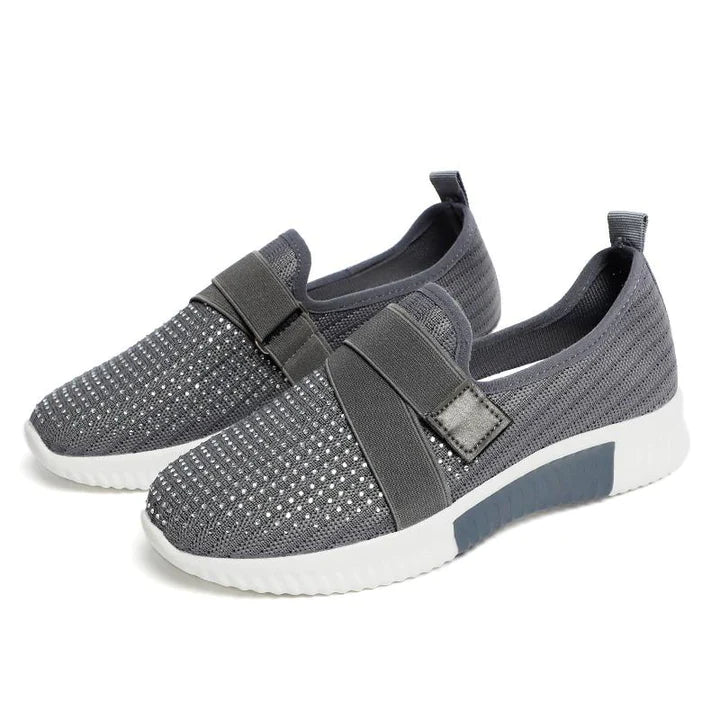 Women's Velcro Slip-On Sneakers | Enhance Walking Comfort!-The Yellow Prime