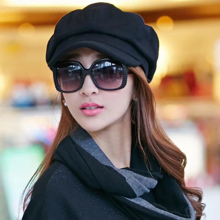Women's Vintage Balloon Hat for Stylish Winter Comfort-The Yellow Prime