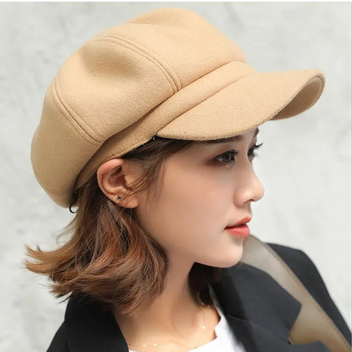 Women's Vintage Balloon Hat for Stylish Winter Comfort-The Yellow Prime