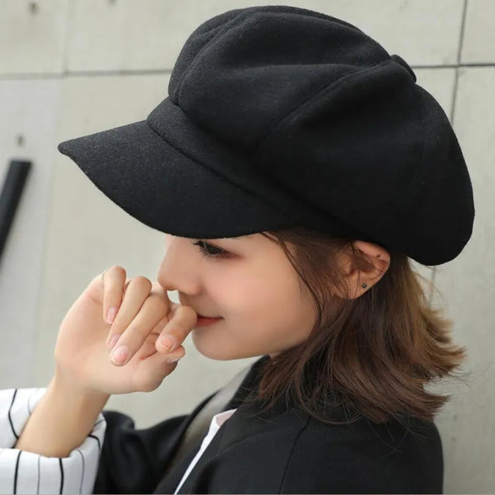 Women's Vintage Balloon Hat for Stylish Winter Comfort-The Yellow Prime